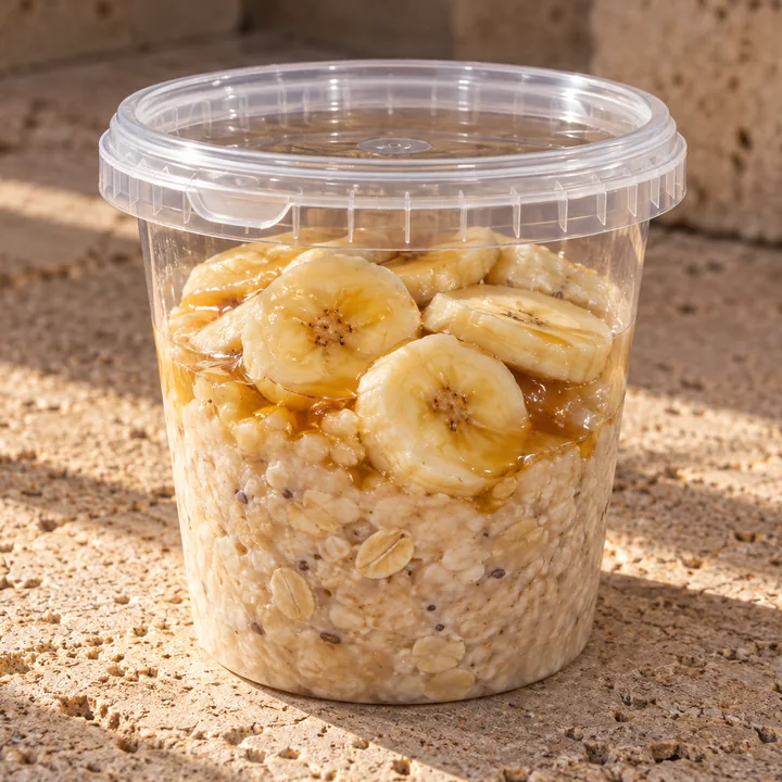Oatmeal banane et miel