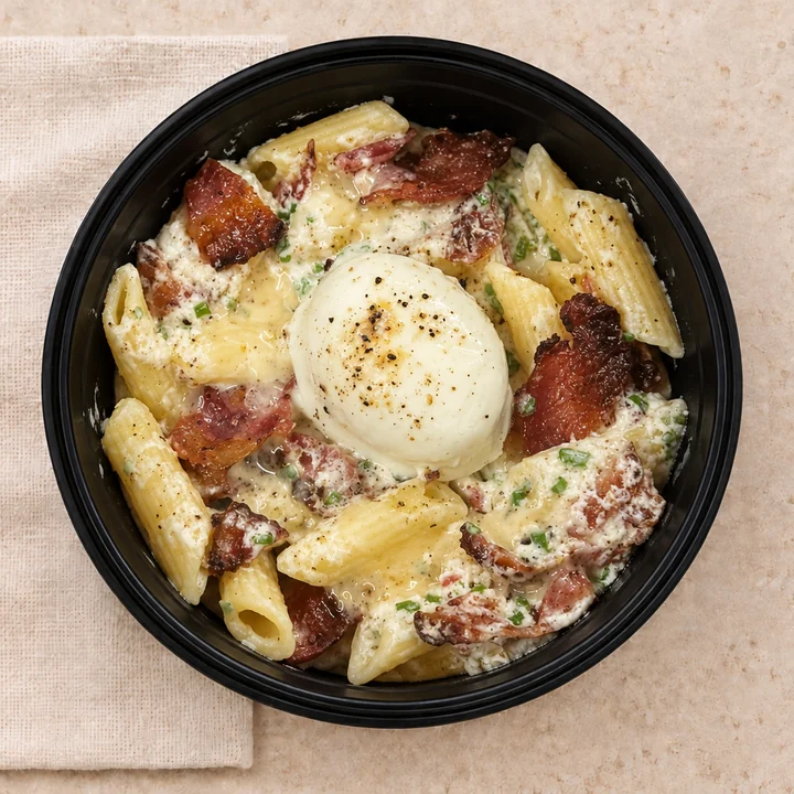 Penne carbonara