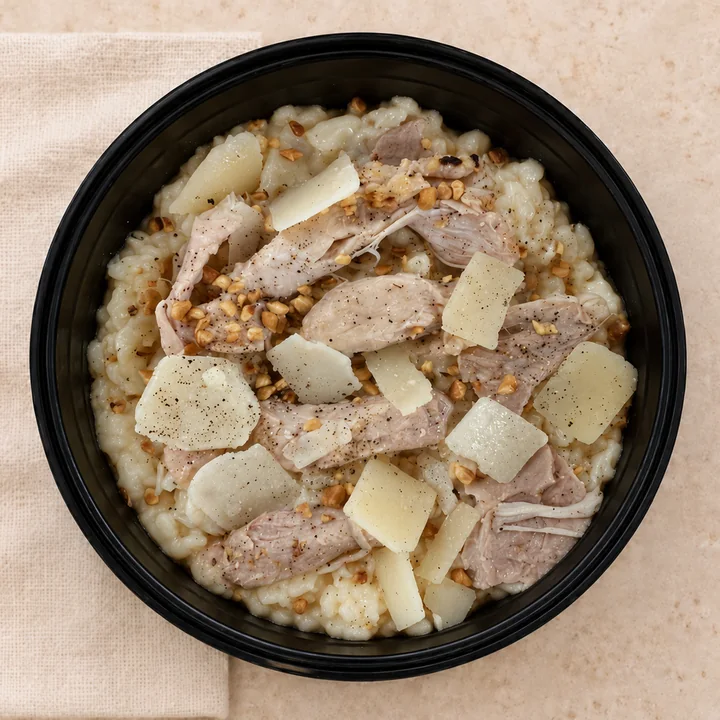Risotto au poulet