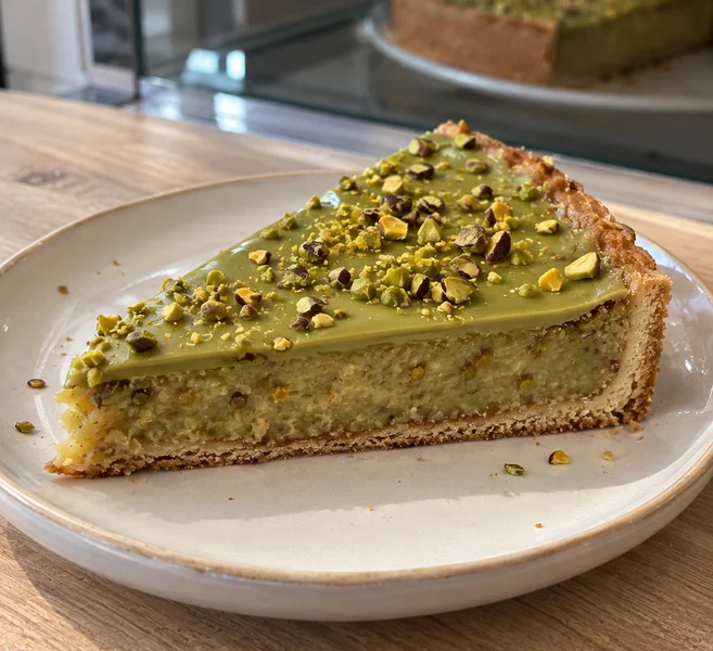 Cheesecake à la pistache